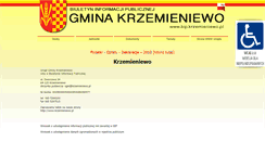 Desktop Screenshot of bip.krzemieniewo.pl